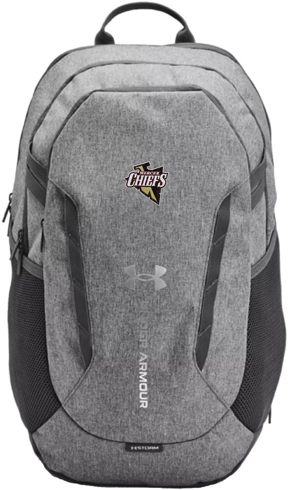 Mercer Chiefs UA Hustle 6.0 Team Backpack