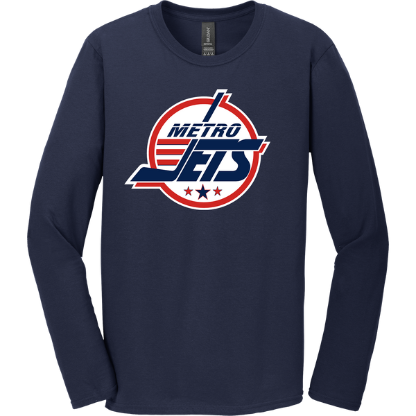 Metro Jets Softstyle Long Sleeve T-Shirt
