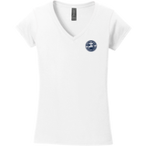 NYC Hockey Club Softstyle Ladies Fit V-Neck T-Shirt