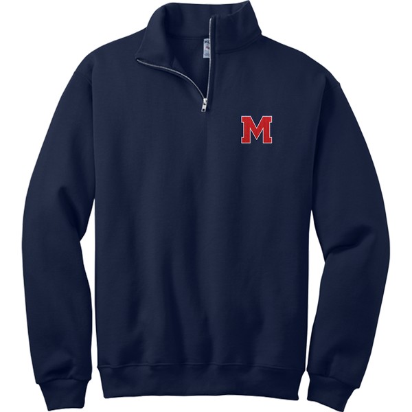 Mount St. Charles NuBlend 1/4-Zip Cadet Collar Sweatshirt