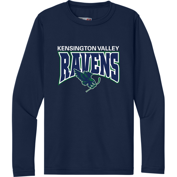 Kensington Valley Ravens Youth Cooling Performance Long Sleeve Tee
