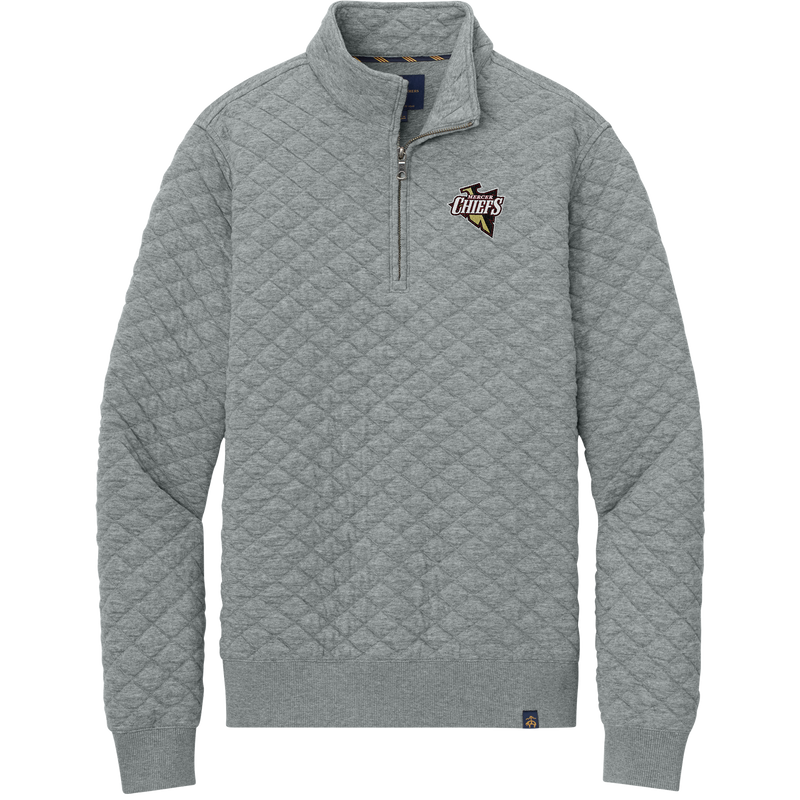 Mercer Chiefs Brooks Brothers Diamond Quilt 1/4-Zip