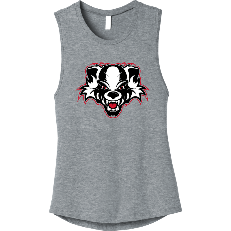 Scary Badgers Womens Jersey Muscle Tank