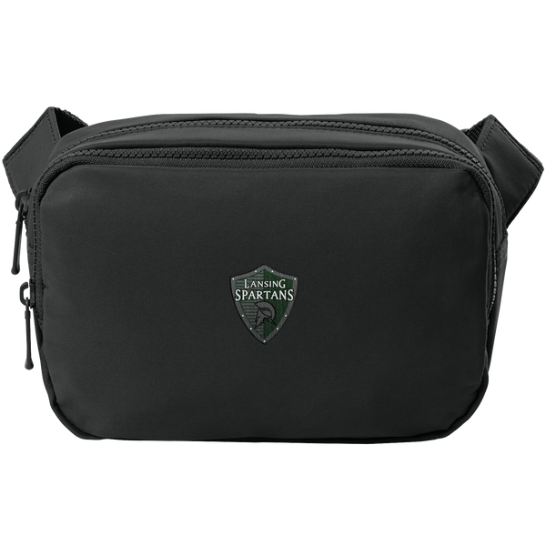 Lansing Spartans Matte Dual-Compartment Crossbody