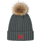 Mount St. Charles Faux Fur Pom Beanie