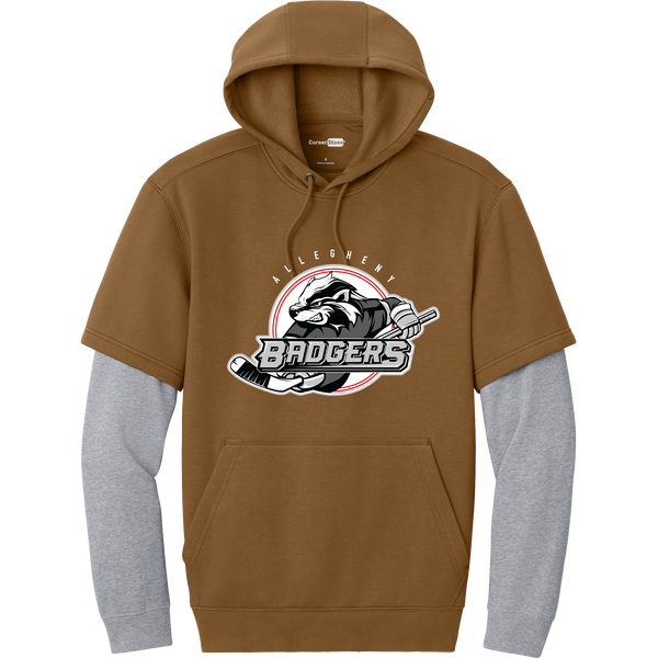 Allegheny Badgers Tough Fleece Layered Hoodie
