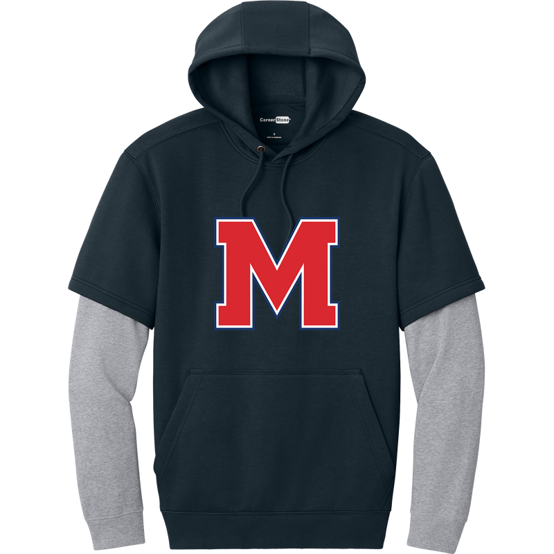 Mount St. Charles Tough Fleece Layered Hoodie
