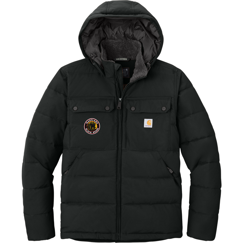 Maryland Black Bears Carhartt Montana Insulated Hooded Jacket