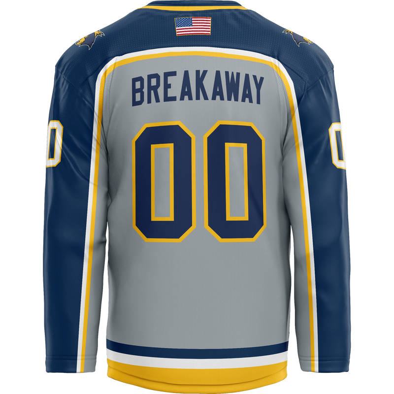 Delaware Jr. Blue Hens 30th Adult Goalie Sublimated Jersey