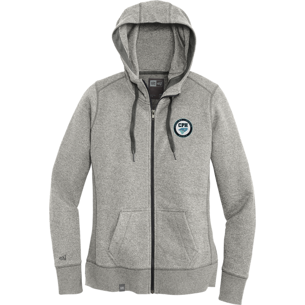 Carolina Premier Hockey New Era Ladies French Terry Full-Zip Hoodie