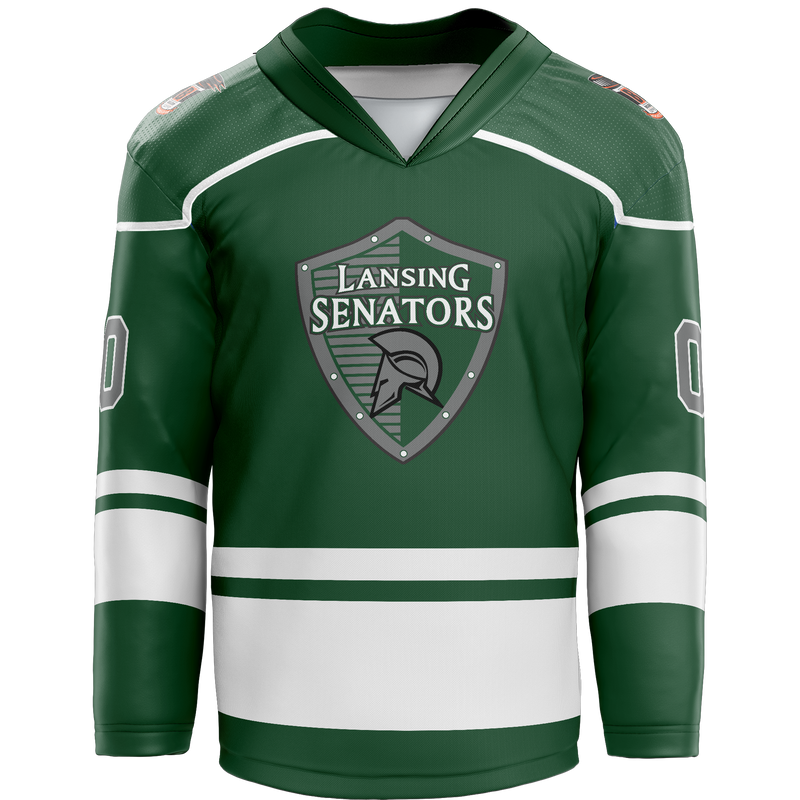 Lansing Senators Adult Player Reversible Sublimated Jersey