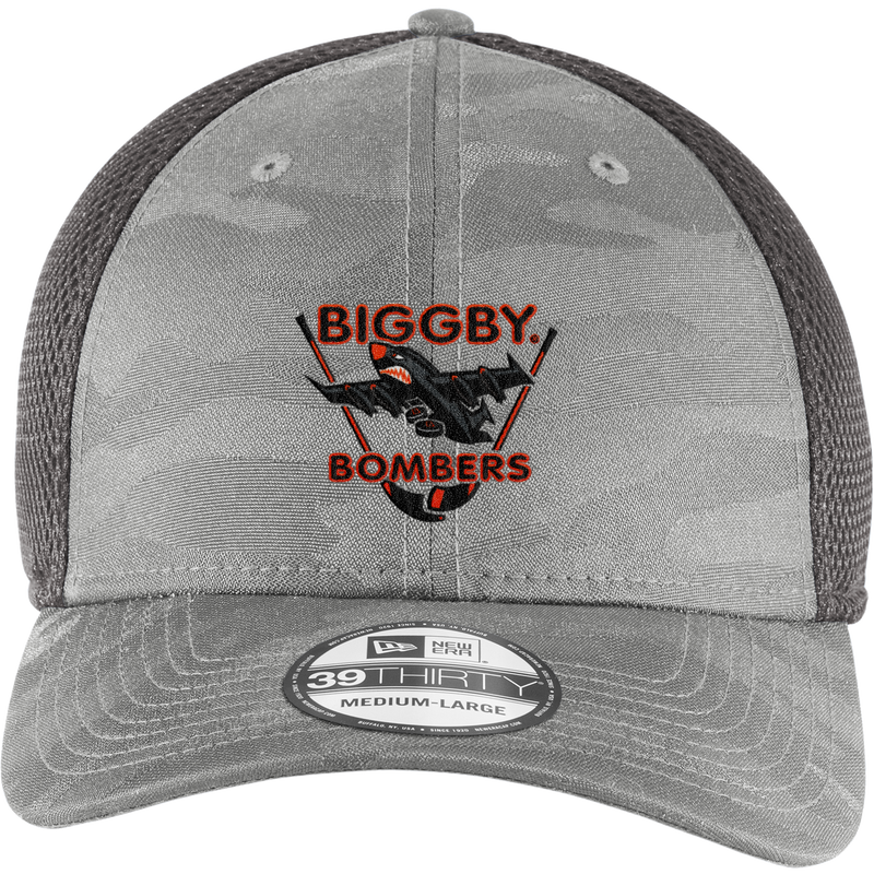 Biggby Bombers New Era Tonal Camo Stretch Tech Mesh Cap