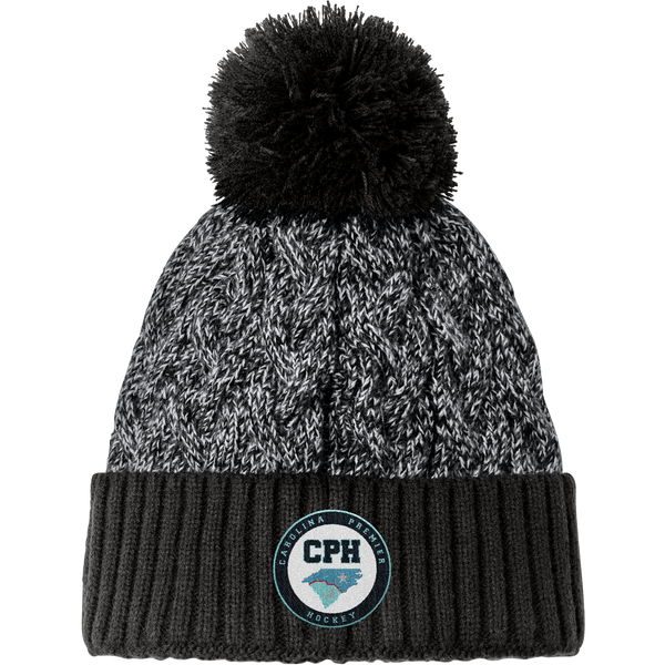 Carolina Premier Hockey New Era Marled Knit Pom Beanie