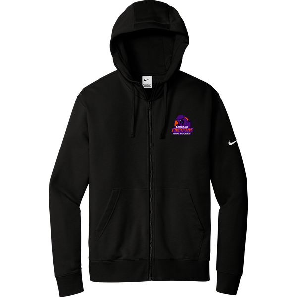 Chicago Phantoms Nike Club Fleece Sleeve Swoosh Full-Zip Hoodie
