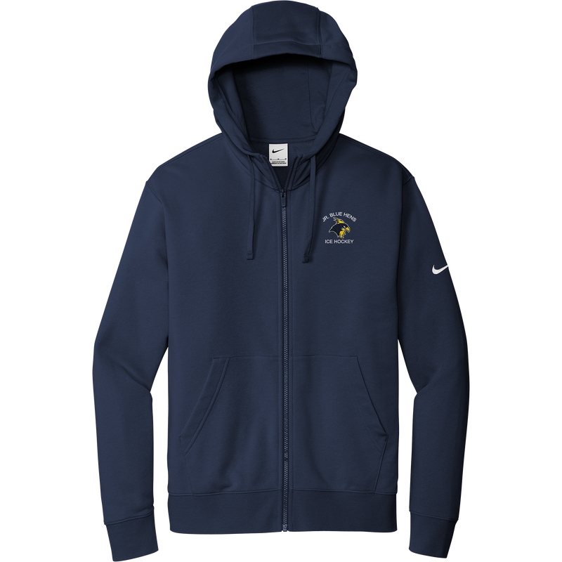 Delaware Jr. Blue Hens Nike Club Fleece Sleeve Swoosh Full-Zip Hoodie