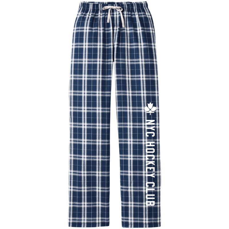 NYC Hockey Club Women's Flannel Plaid Pant