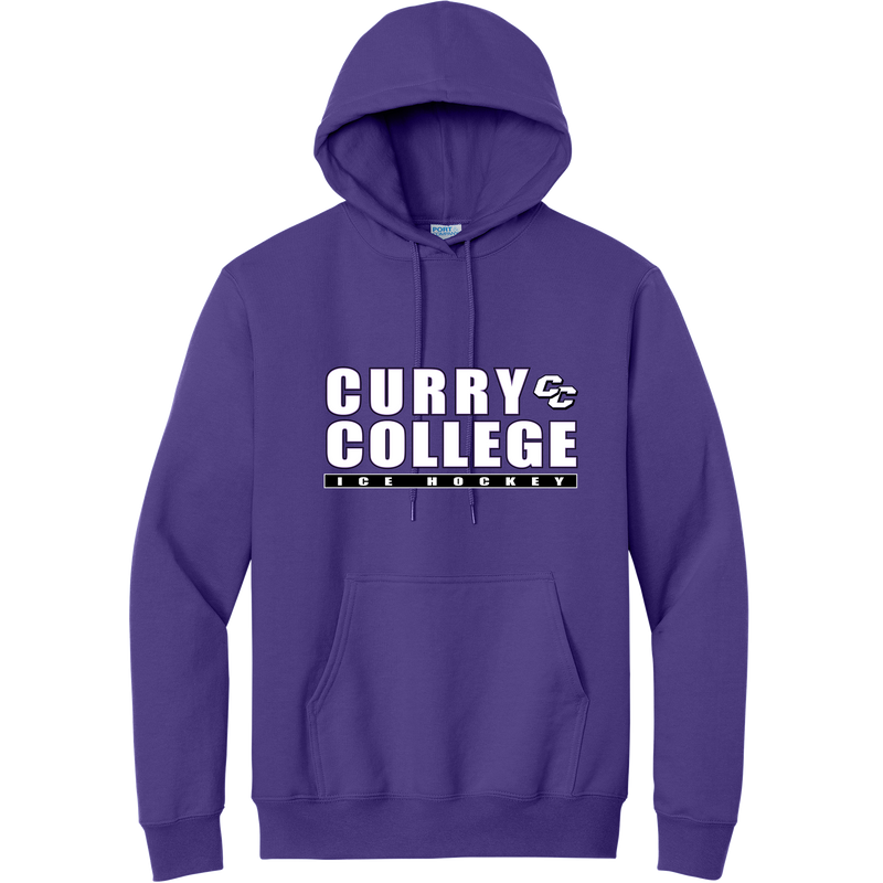 Curry College Essential Fleece Pullover Hooded Sweatshirt