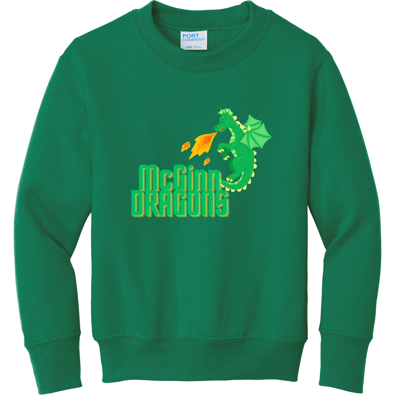 McGinn Elementary Youth 'Dragon' Core Fleece Crewneck Sweatshirt