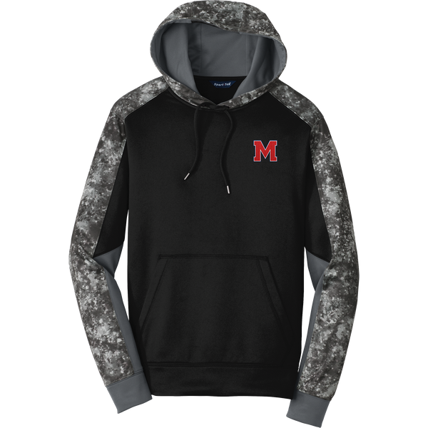 Mount St. Charles Sport-Wick Mineral Freeze Fleece Colorblock Hooded Pullover