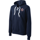 Metro Jets Lace Up Pullover Hooded Sweatshirt