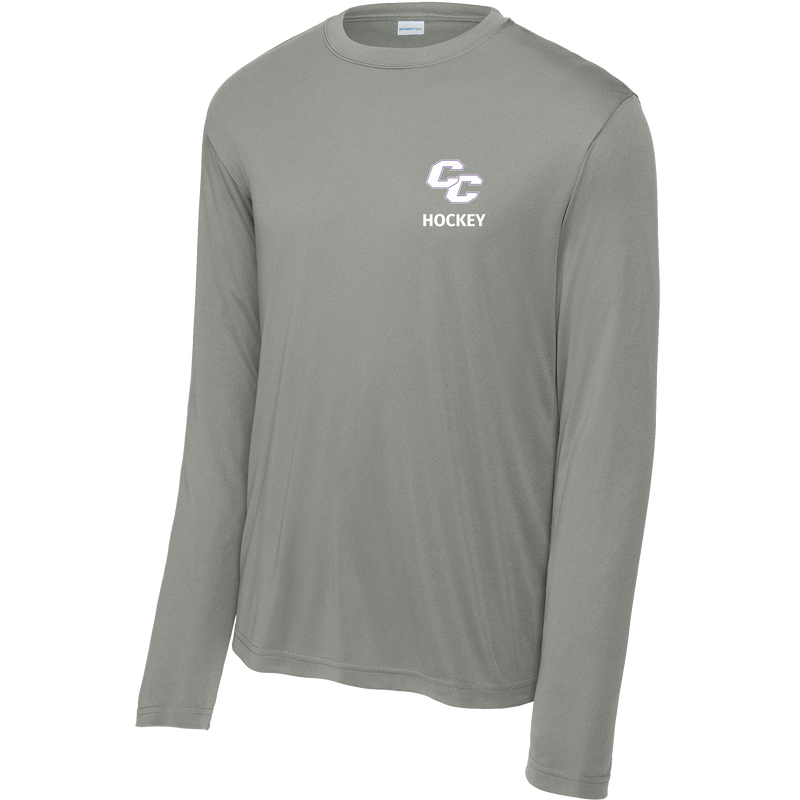 Curry College (Bleed Purple Hockey) Long Sleeve PosiCharge Competitor Tee