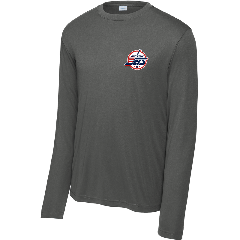 Metro Jets Long Sleeve PosiCharge Competitor Tee