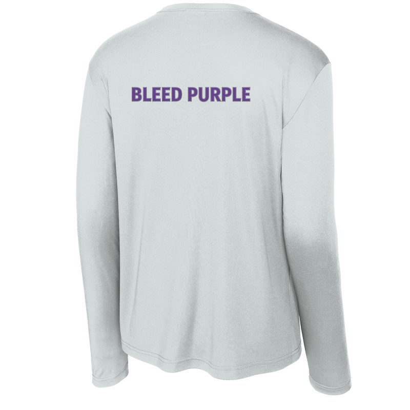 Curry College (Bleed Purple CC) Long Sleeve PosiCharge Competitor Tee