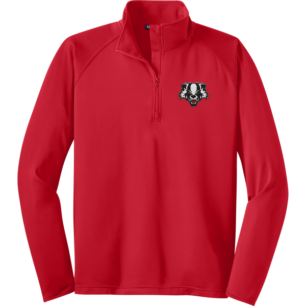 Scary Badgers Sport-Wick Stretch 1/4-Zip Pullover