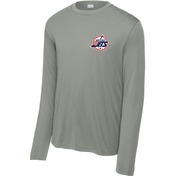 Metro Jets Youth Long Sleeve PosiCharge Competitor Tee