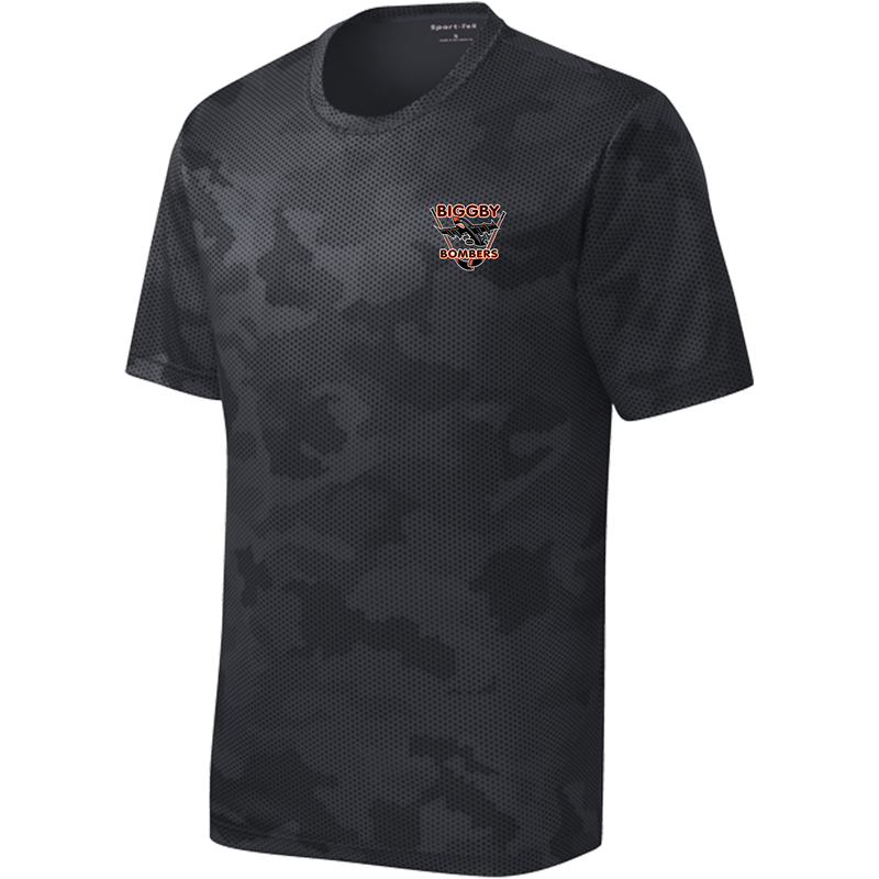 Biggby Bombers Youth CamoHex Tee