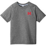 Mount St. Charles Youth PosiCharge Tri-Blend Wicking Raglan Tee