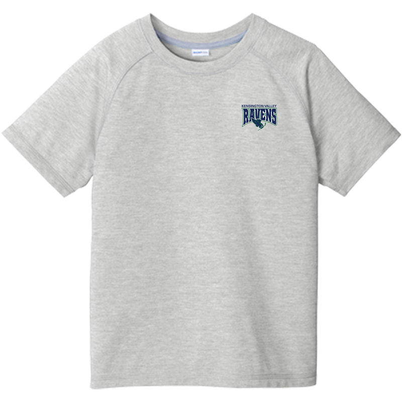 Kensington Valley Ravens Youth PosiCharge Tri-Blend Wicking Raglan Tee